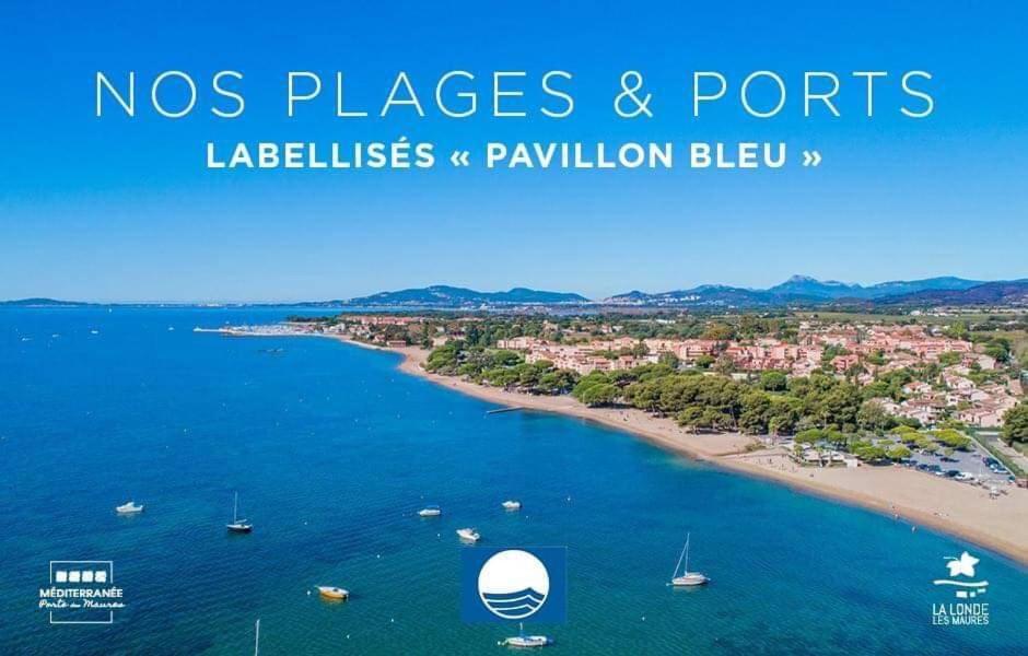 Coquet Studio Avec Belle Terrasse Apartment La Londe-les-Maures Bagian luar foto